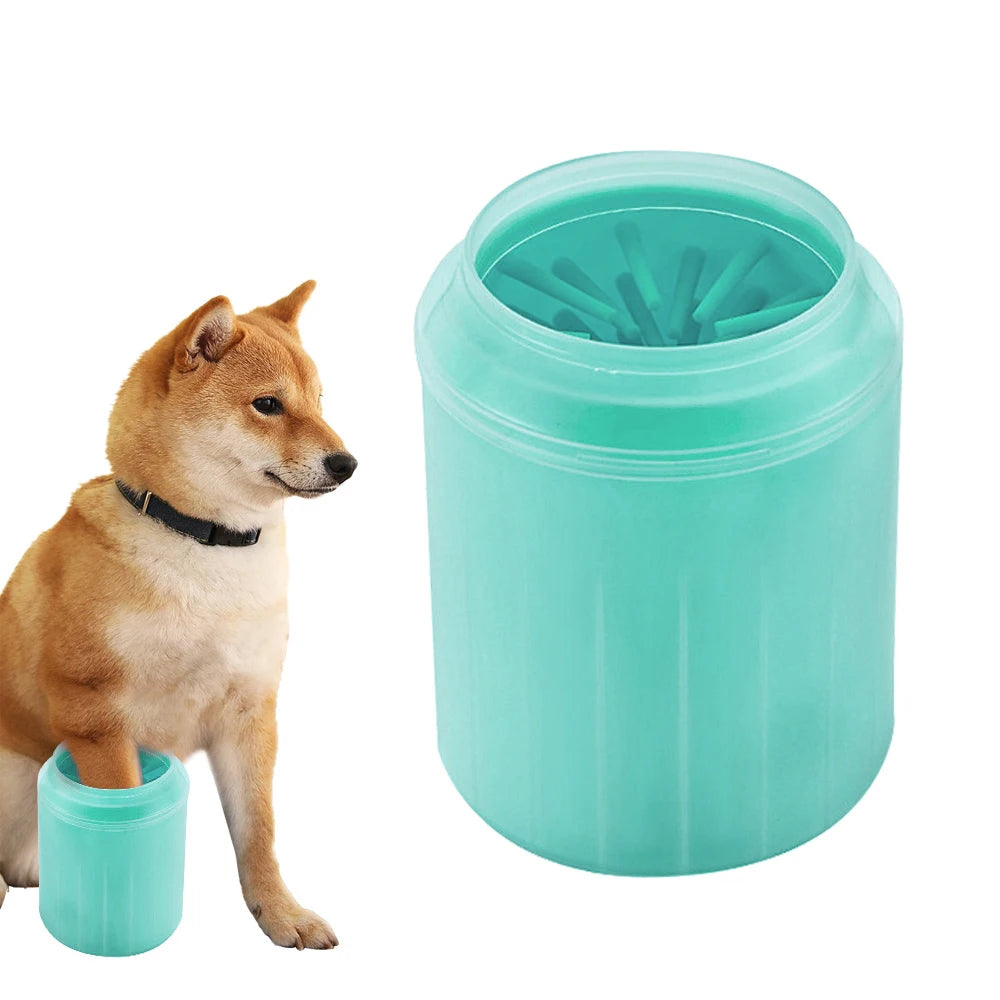 Paw Plunger Soft Silicone Pet Paw Cleaner - Portable Foot Cleaning Cup for Cats and Dogs, Available in Three Sizes