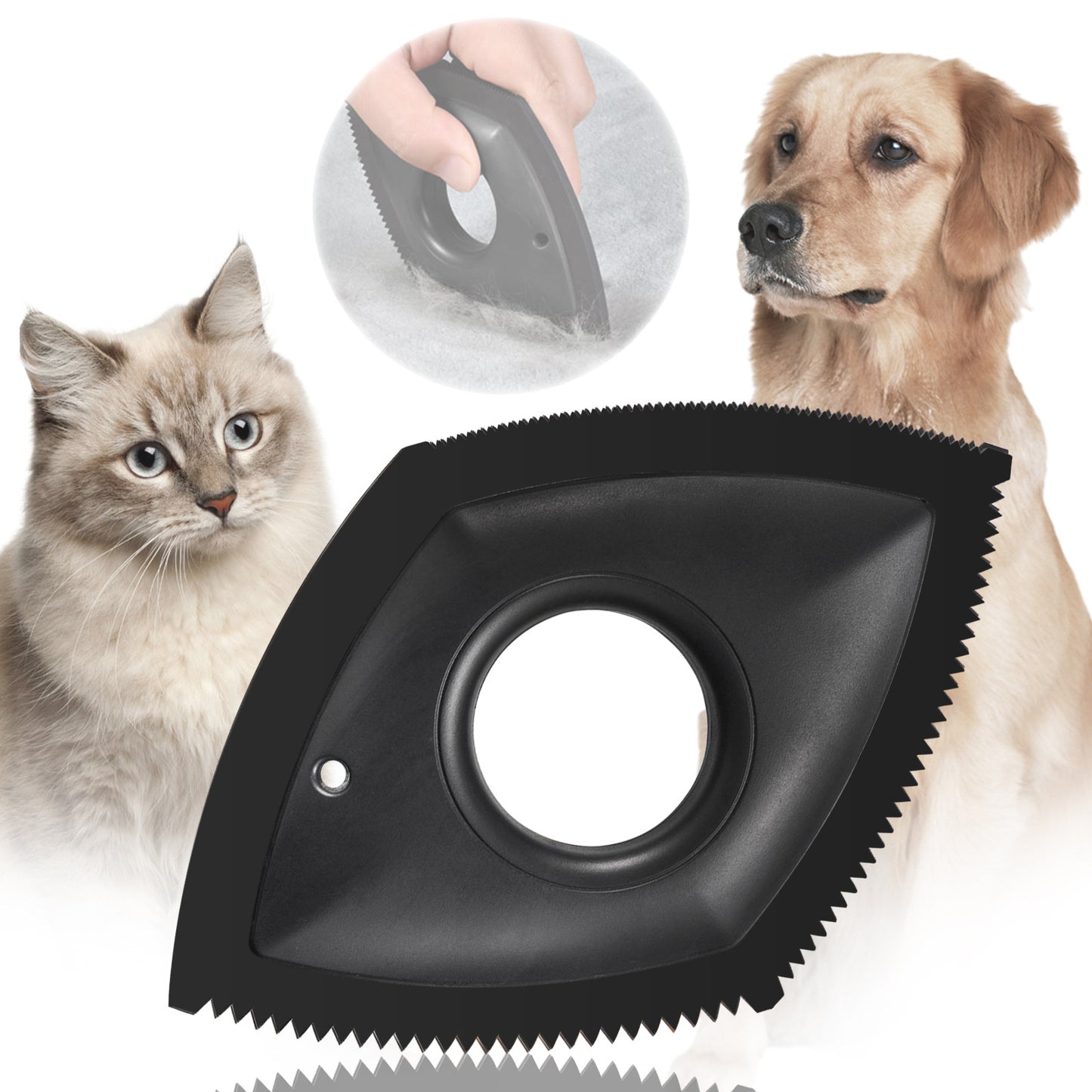 Professional Pet Hair Remover Tool for Efficient Cleaning of Cars and Carpets