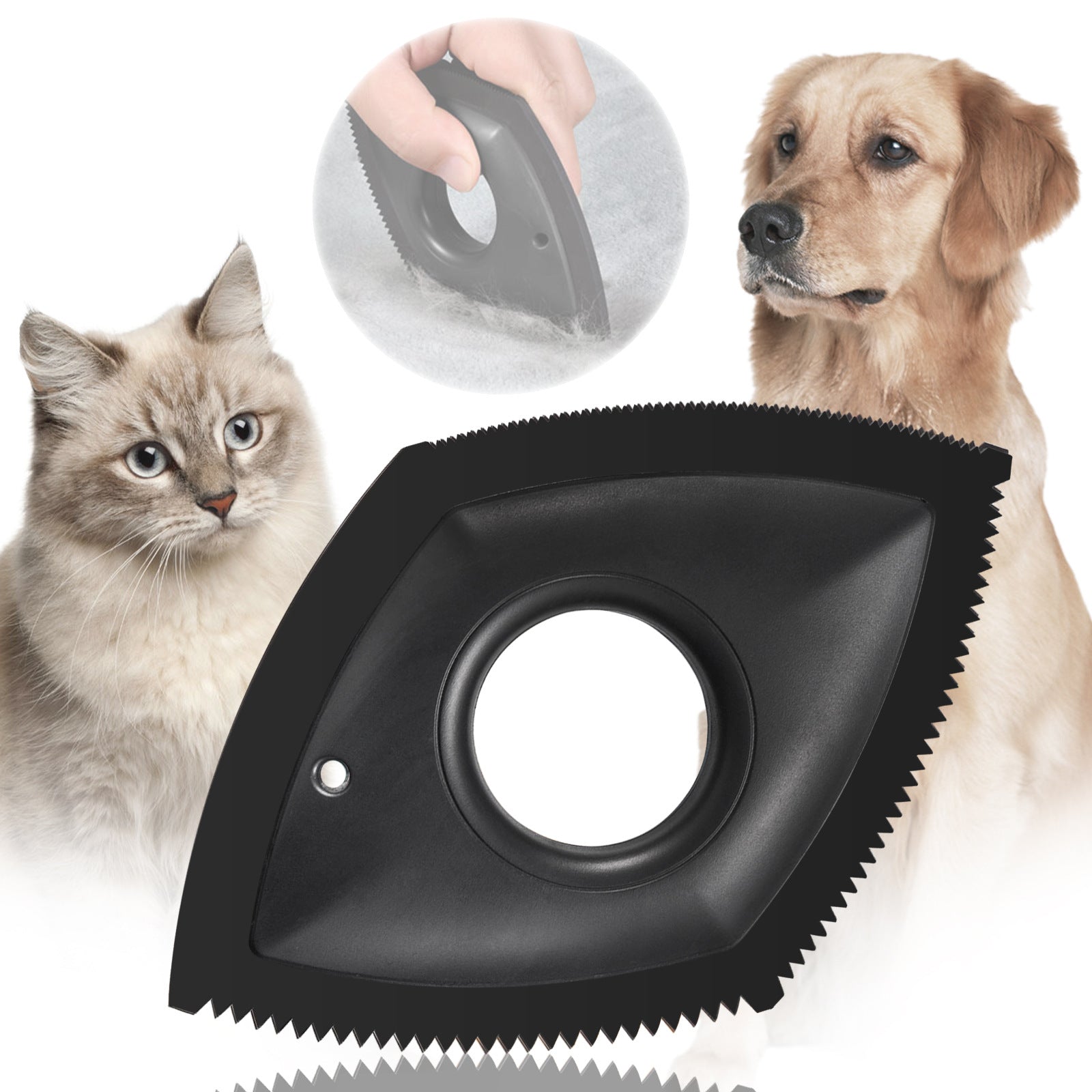 Professional Pet Hair Remover Tool for Efficient Cleaning of Cars and Carpets