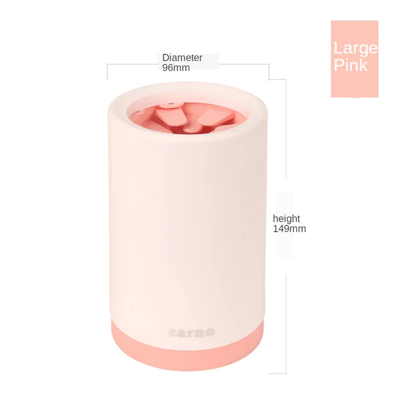 Dog Paw Cleaner Cup for Small Large Dogs Portable Outdoor Pet Foot Washer Cup Paw Clean Brush Soft Silicone Foot Wash Combs