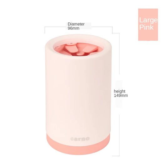 Dog Paw Cleaner Cup for Small Large Dogs Portable Outdoor Pet Foot Washer Cup Paw Clean Brush Soft Silicone Foot Wash Combs