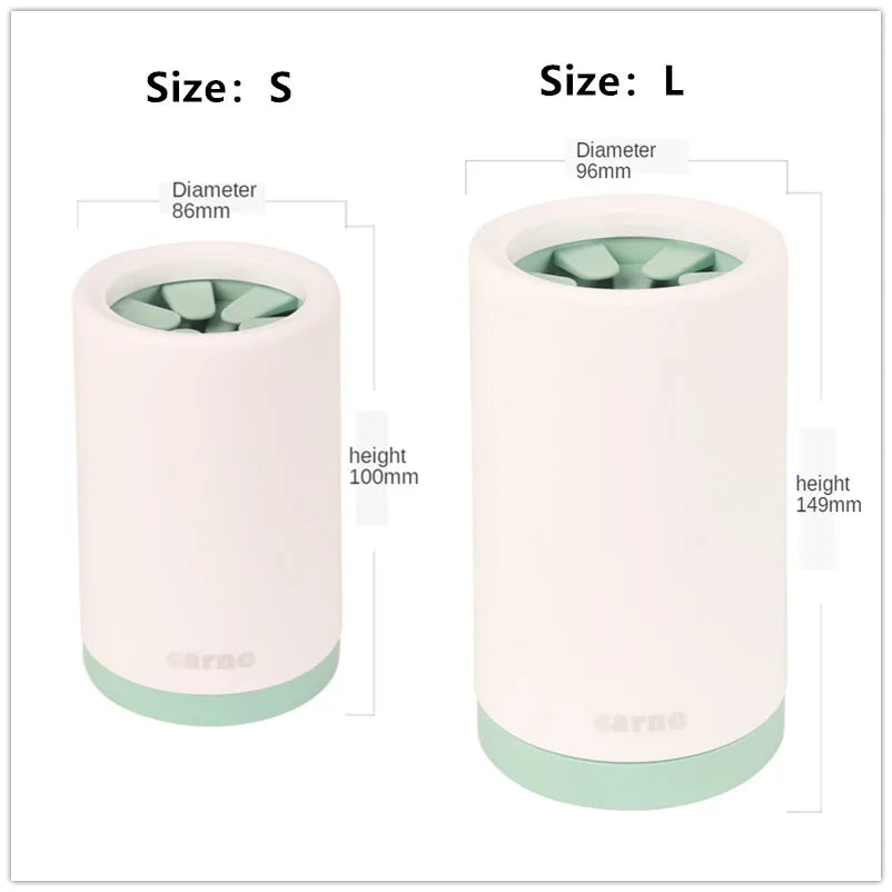 Dog Paw Cleaner Cup for Small Large Dogs Portable Outdoor Pet Foot Washer Cup Paw Clean Brush Soft Silicone Foot Wash Combs