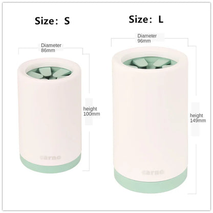 Dog Paw Cleaner Cup for Small Large Dogs Portable Outdoor Pet Foot Washer Cup Paw Clean Brush Soft Silicone Foot Wash Combs