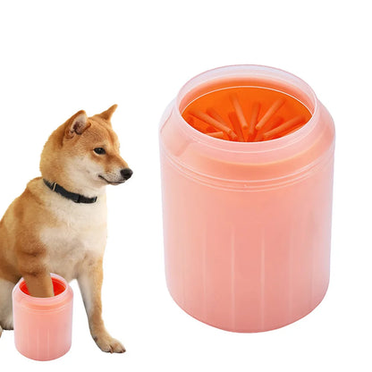 Paw Plunger Soft Silicone Pet Paw Cleaner - Portable Foot Cleaning Cup for Cats and Dogs, Available in Three Sizes