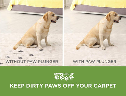 Paw Plunger Portable Dog Paw Cleaner - Essential Washer for Medium Dogs - Black