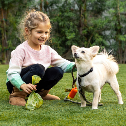 20 Dog Poop Bags with Dispenser and Leash Clip, Guaranteed Leak-Proof, Extra Thick and Strong Poop Bags for Dogs, Pet Waste Bags Made with EPI Technology