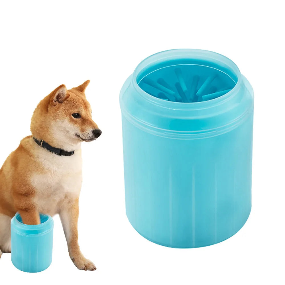 Paw Plunger Soft Silicone Pet Paw Cleaner - Portable Foot Cleaning Cup for Cats and Dogs, Available in Three Sizes