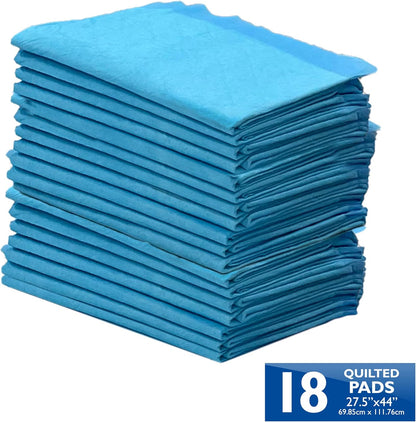 Wee-Wee Superior Performance Gigantic Dog Pee Pads, 18 Count | Puppy & Dog Potty Training Pads, All Day Floor Protection, Housebreaking Pet Supplies, Leak-Proof Puppy Pads, 27.5" X 44"