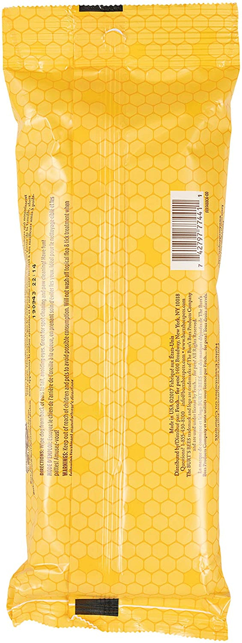 Honey Multipurpose Dog Grooming Wipes, Gentle Hypoallergenic Spot Cleaning Sheets, Ph Balanced Natural Origin Formula for Paws, Face and Butt, 50 Count | Honey Formula, Hypoallergenic Spot-Cleaning, Ph Balanced, Paws Face and Butt