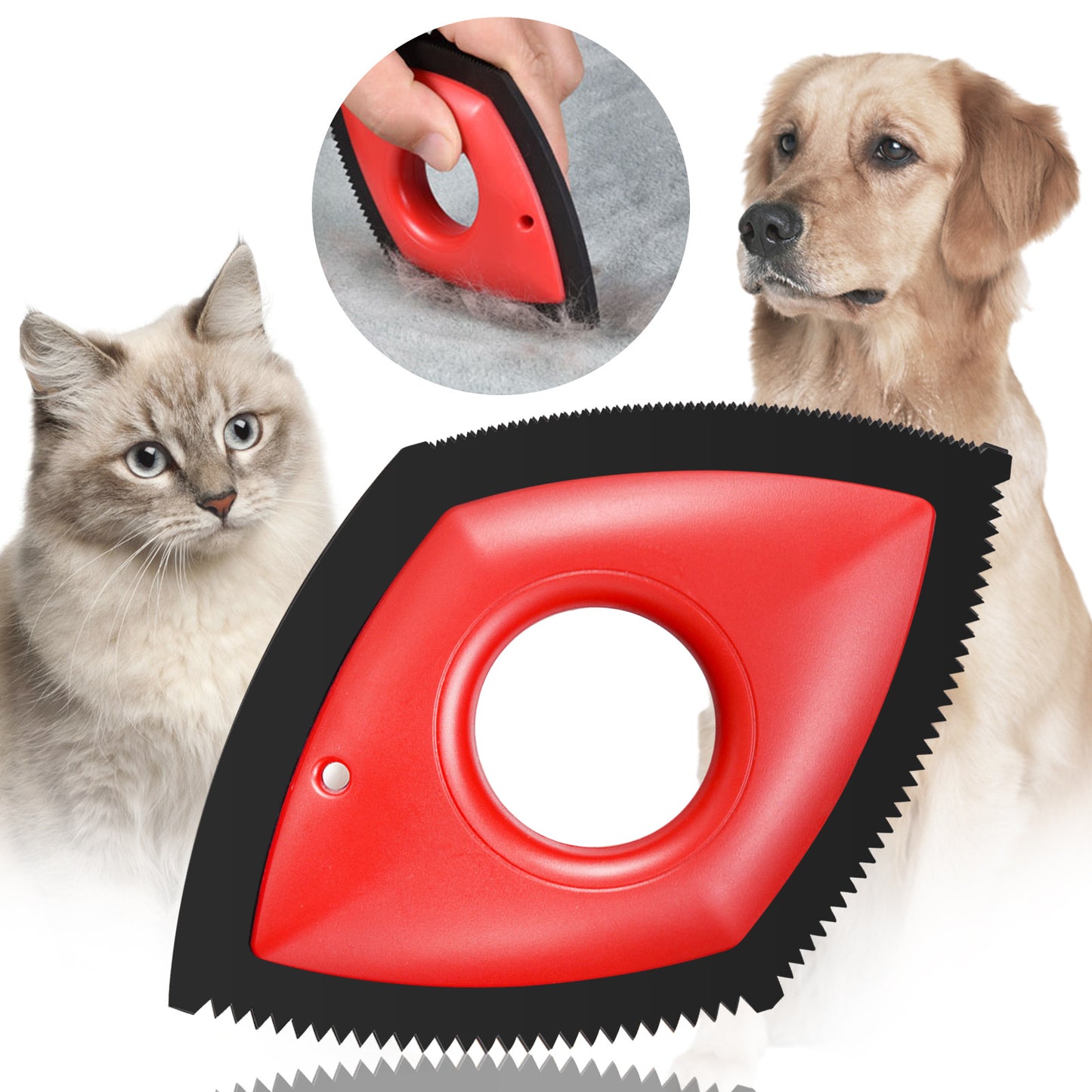 Professional Pet Hair Remover Tool for Efficient Cleaning of Cars and Carpets