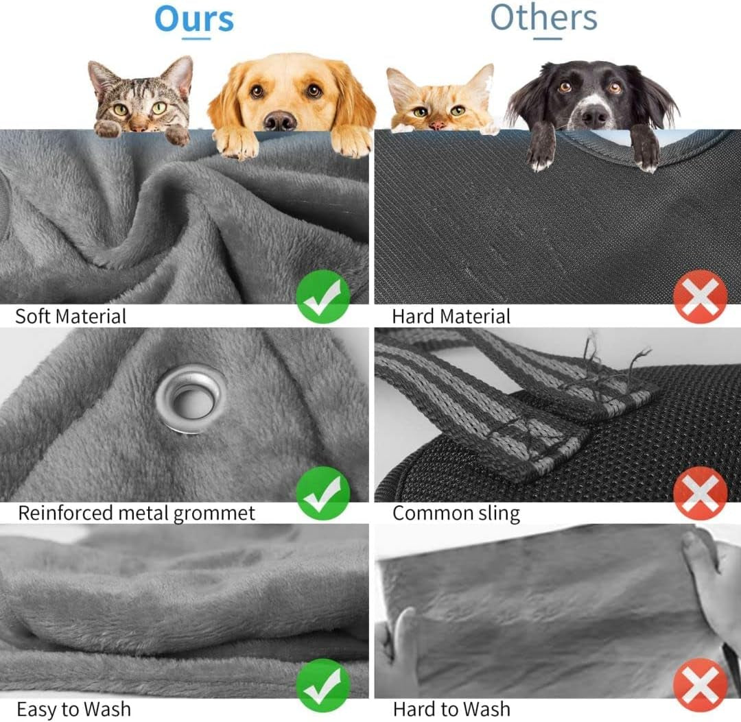 Pet Grooming Hammock Harness for Nail Trimming, with Nail Clippers, Nail File, Comb,Breathable Dog Grooming Hammock Restraint Bag, Dog Grooming Sling Helper for Large Dogs Nail Trimming/Clippi
