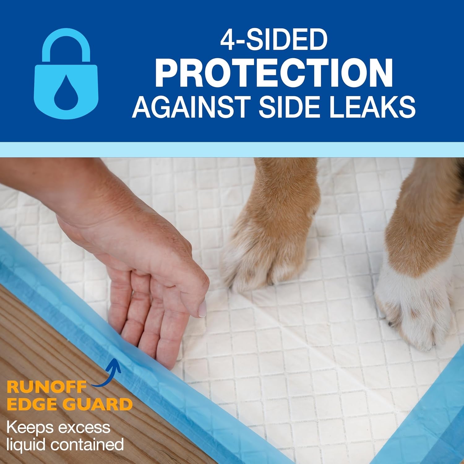 Wee-Wee Superior Performance Gigantic Dog Pee Pads, 18 Count | Puppy & Dog Potty Training Pads, All Day Floor Protection, Housebreaking Pet Supplies, Leak-Proof Puppy Pads, 27.5" X 44"